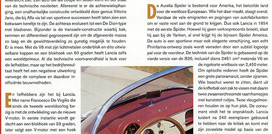 Lancia Aurelia B24 Spider 