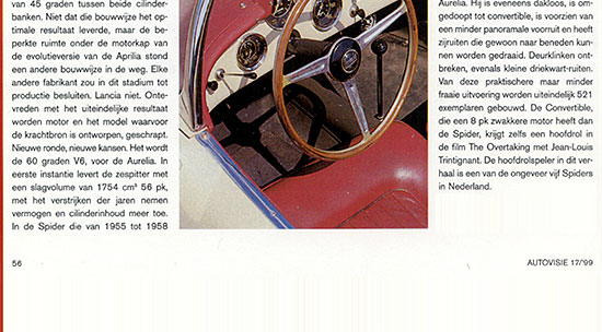 Lancia Aurelia B24 Spider 