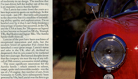 Classic & Sports Car - Lancia Aurelia Spider