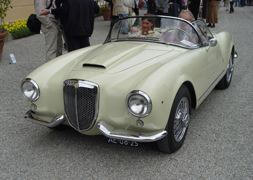 Aurelia spider at the Concours d'elegance in Villa d'Este (Italy)