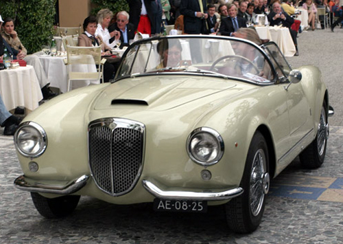 Aurelia spider at the Concours d'elegance in Villa d'Este (Italy)