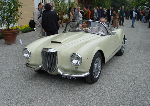 Aurelia spider at the Concours d'elegance in Villa d'Este (Italy)
