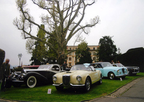 Aurelia spider at the Concours d'elegance in Villa d'Este (Italy)