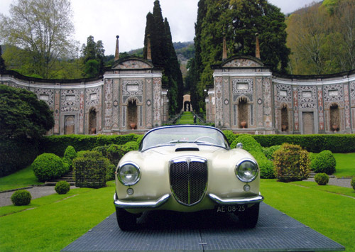 Aurelia spider at the Concours d'elegance in Villa d'Este (Italy)