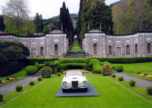 Aurelia spider at the Concours d'elegance in Villa d'Este (Italy)