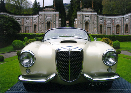 Aurelia spider at the Concours d'elegance in Villa d'Este (Italy)