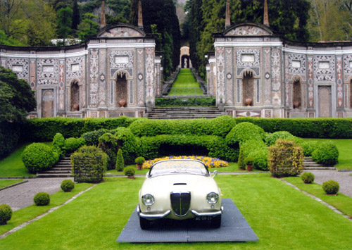 Aurelia spider at the Concours d'elegance in Villa d'Este (Italy)