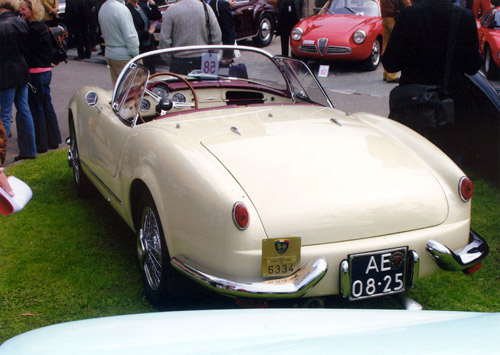 Aurelia spider at the Concours d'elegance in Villa d'Este (Italy)