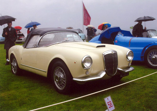 Aurelia spider at the Concours d'elegance in Villa d'Este (Italy)