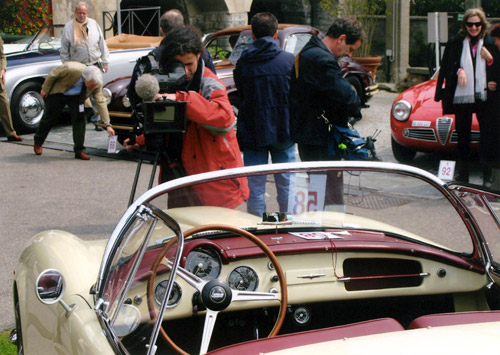 Aurelia spider at the Concours d'elegance in Villa d'Este (Italy)