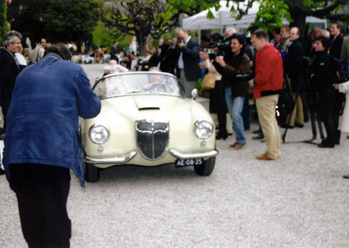 Aurelia spider at the Concours d'elegance in Villa d'Este (Italy)