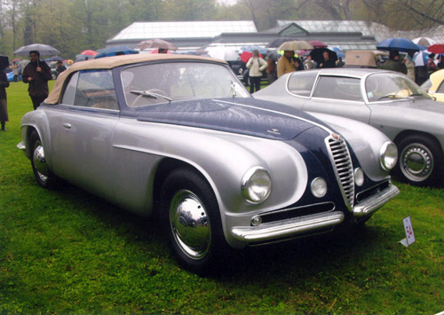 Aurelia spider at the Concours d'elegance in Villa d'Este (Italy)