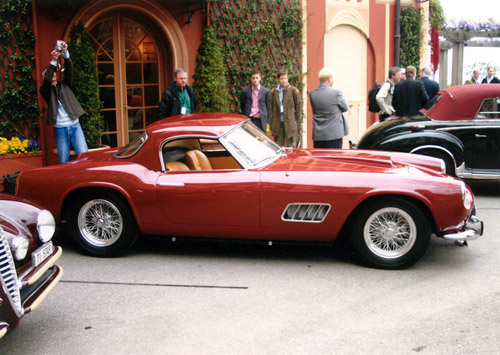 Aurelia spider at the Concours d'elegance in Villa d'Este (Italy)