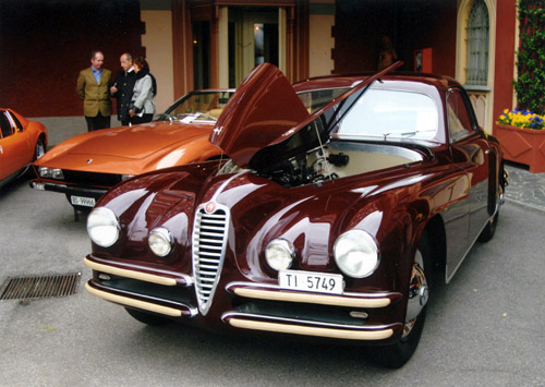 Aurelia spider at the Concours d'elegance in Villa d'Este (Italy)