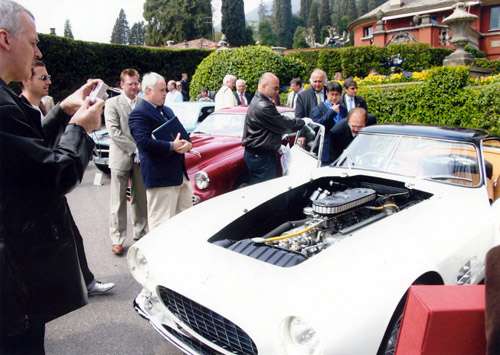 Aurelia spider at the Concours d'elegance in Villa d'Este (Italy)