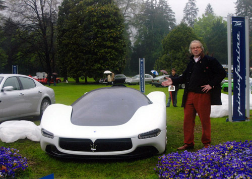 Aurelia spider at the Concours d'elegance in Villa d'Este (Italy)