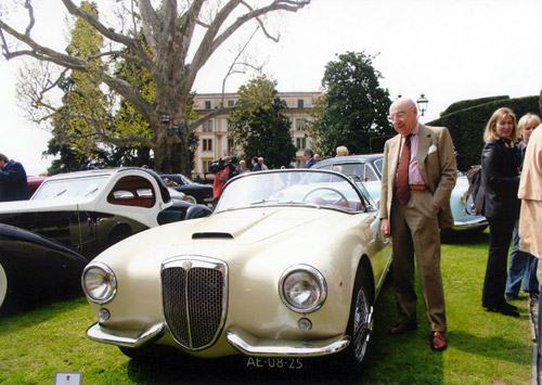 Aurelia spider at the Concours d'elegance in Villa d'Este (Italy)