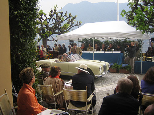 Aurelia spider at the Concours d'elegance in Villa d'Este (Italy)