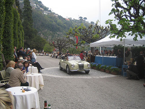 Aurelia spider at the Concours d'elegance in Villa d'Este (Italy)