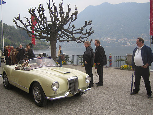 Aurelia spider at the Concours d'elegance in Villa d'Este (Italy)