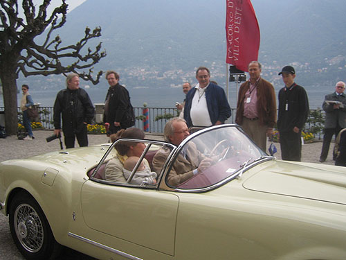 Aurelia spider at the Concours d'elegance in Villa d'Este (Italy)