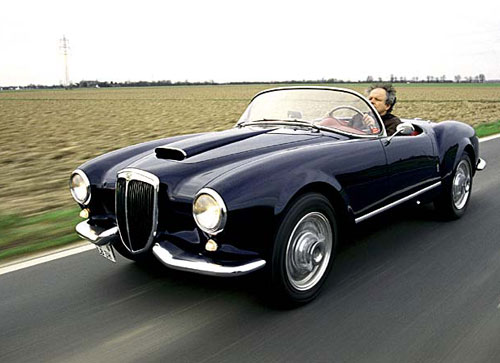 Aurelia spider at the Concours d'elegance in Villa d'Este (Italy)