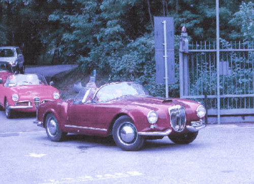 Aurelia spider at the Concours d'elegance in Villa d'Este (Italy)