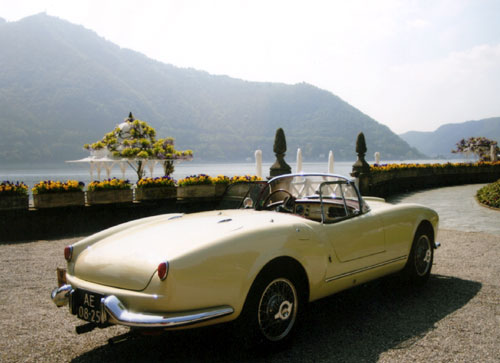 Aurelia spider at the Concours d'elegance in Villa d'Este (Italy)